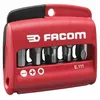 Image de Jeu dembouts de vissage - FACOM - E.111PB - 10 pièces - Fente Pozidriv 6 pans