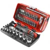 Image de Coffret radio Facom NANO cliquet étanche 1-4 38 pièces - FACOM - RL.NANO1PB - Rouge