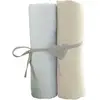 Image de Babycalin 2 Draps Housse Bébé Blanc Ecru 60 X 120 Cm - Jersey - 130gr/m²