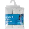 Image de Babycalin Lot De 2 Draps Housse Étoiles Grises