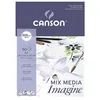 Image de Bloc A3 - CANSON - Imagine® - 50 feuilles - 200 g - Blanc - Fabrication française