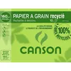 Image de CANSON - Pochette papier dessin C à grain - 24 x 32 cm - 160g - 10 feuilles - Blanc recyclé