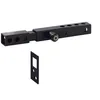Image de Verrou coulissant cadenassable pour portail acier noir - THIRARD