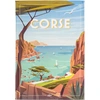 Image de Torchon Imprimé En Coton, Wim Corse - 50 X 75 Cm - Multicolore