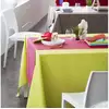 Image de Nappe unie en coton, traitée teflon, cambrai, made in france N15-7800701-A15008-CKE
