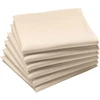 Image de Serviette de Table Coton Uni 45 x 45 cm, Coucke Crème - Coucke