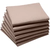 Image de Serviette de Table Coton Uni 45 x 45 cm, Coucke Truffe - Coucke