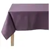 Image de Nappe rectangulaire unie en coton, traitée teflon, cambrai