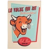 Image de Torchon Imprimé En Coton, La Vache Qui Rit - 50 X 75 Cm