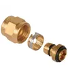 Image de Raccords PER à compression GRIPP - PER 12 mm sur raccord 15 x 21 mm - Laiton - Coude - Femelle