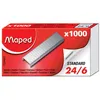 Image de Agrafes 24/6 - MAPED - Boîte de 1000 - Zinguées - Mixte - Haute qualité