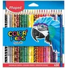 Image de Crayons de couleur - Maped - ColorPeps Animals - 24 crayons - Bois FSC - Triangulaire