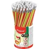 Image de Pot de 72 Crayons Graphites Embout Gomme pour Concentration - Maped - Crayons à Papier Kidy Learn