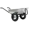 Image de Brouette Expert Twin 150 L Galva Roues Gonflées