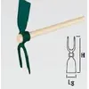 Image de Serfouette Forgée - Panne Et Fourche 30 Cm