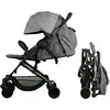 Image de Bambisol Poussette Citadine Yuko² Dès La Naissance, Pliage 1 Main Gris Chiné Eco