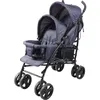 Image de Poussette canne double BAMBISOL - 6-36 mois pour le siège avant (max 15 kg) et de 0-36 mois (max 15 kg) pour le siège arrière