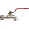 Image de Robinet de puisage 1/4 tour - BOUTTE - entrée 20x27 - sortie 20x27 - Laiton - Gris