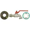 Image de Kit adaptateur pour cuve - BOUTTE - 1000 L - Raccord 60 mm - Gris - Laiton Téflon