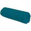 Image de Drap housse en coton 57 fils uni bonnet 25cm canard 140x200cm