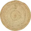 Image de Tapis déco rond en jute 150x150cm