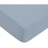 Image de Drap Housse En Coton 57 Fils Uni Nuage 90x200cm