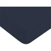 Image de Drap Housse En Coton 57 Fils Uni Encre 140x200cm