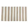 Image de Tapis déco à rayures en jute et coton 60x120cm