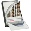 Image de Set de 10 forets à métaux rectifiés HSS-G Robust Line pointe de perçage 135° Bosch 2607010535