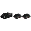 Image de Pack de 2 batteries 18V ProCORE 4Ah + chargeur rapide - BOSCH - 1600A01BA3