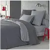 Image de Housse de couette bicolore fines rayures en polyester, vague D96-0246951-604000-OR
