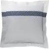 Image de Taie D'oreiller Imprimée En Viscose De Bambou, Claudia - 63 X 63 Cm - Gris