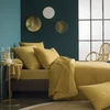 Image de Housse De Couette Imprimée En Viscose De Bambou, Camille - 200 X 200 Cm - Jaune Curry