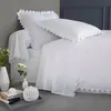 Image de Housse de couette brodée en coton OPÉRA - A demain - 140 x 200 cm - Blanc