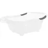 Image de dBb Remond Baignoire Rigide avec Bouchon de Vidange Blanche Pailletée Translucide