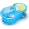 Image de DBB REMOND Baignoire bébé + transat intégré - Bleu pailleté translucide