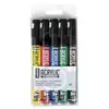 Image de Pébéo Set De 5 Acrylic Marker Assortiment Primaire Pointe Ronde 1,2 Mm