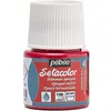 Image de Peinture tissu - Pébéo - Setacolor opaque moiré - Rouge passion - 45 ml - Effet satiné