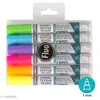 Image de Feutres textiles - PEBEO - 7A - 6 pcs - Multicolore Fluo - Indélébile - Pointe fine