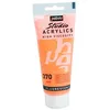 Image de Peinture acrylique - Pébéo - Orange fluo - 100 ml - Haute viscosité - Satinée
