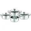 Image de TEFAL A705A835 Batterie de cuisine 7 pièces Duetto - Tous feux dont induction - Manches fixes -- Inox