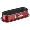Image de Tefal Moule A Cake Delibake En Acier - Ø 30 X 11 Cm - Rouge Et Gris - Avec Charniere