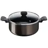 Image de Tefal - faitout aluminium 24cm avec couvercle b5544602 - easy cook & clean B5544602