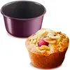 Image de Moule à Muffins Aluminium Rond 7x7 cm Revêtement Anti-adhésif Creabake Diy TEFAL