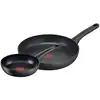 Image de Ensemble De Poêles Tefal G26890 Noir Aluminium 2 Unités Ø 22 Cm Ø 28 Cm