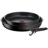 Image de Tefal Ingenio Eco Resist Lot 2 poêles 22/26 cm + poignée amovible Empilable Induction Facile à nettoyer Revêtement antiadhésif