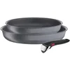 Image de Poêle 24/28cm Aluminium Revêtement Anti-adhésif Tous Feux Dont Induction Poignée Amovible Ingenio Natural Force TEFAL