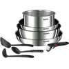 Image de Batterie de cuisine - TEFAL - Ingenio Emotion - 8 pièces - Induction - Empilable - Antiadhésif
