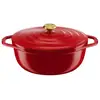 Image de Tefal E2548904 Air Cocotte Légere Ovale 30x23 Cm, Fonte D'aluminium Ro