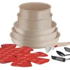 Image de Tefal Ingenio Delight Batterie de cuisine 17 pièces L7839002 Corps aluminium 100 % recyclé
